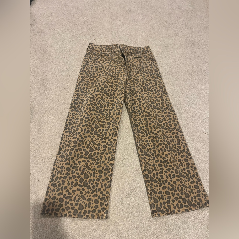 AE Leopard Print jeans